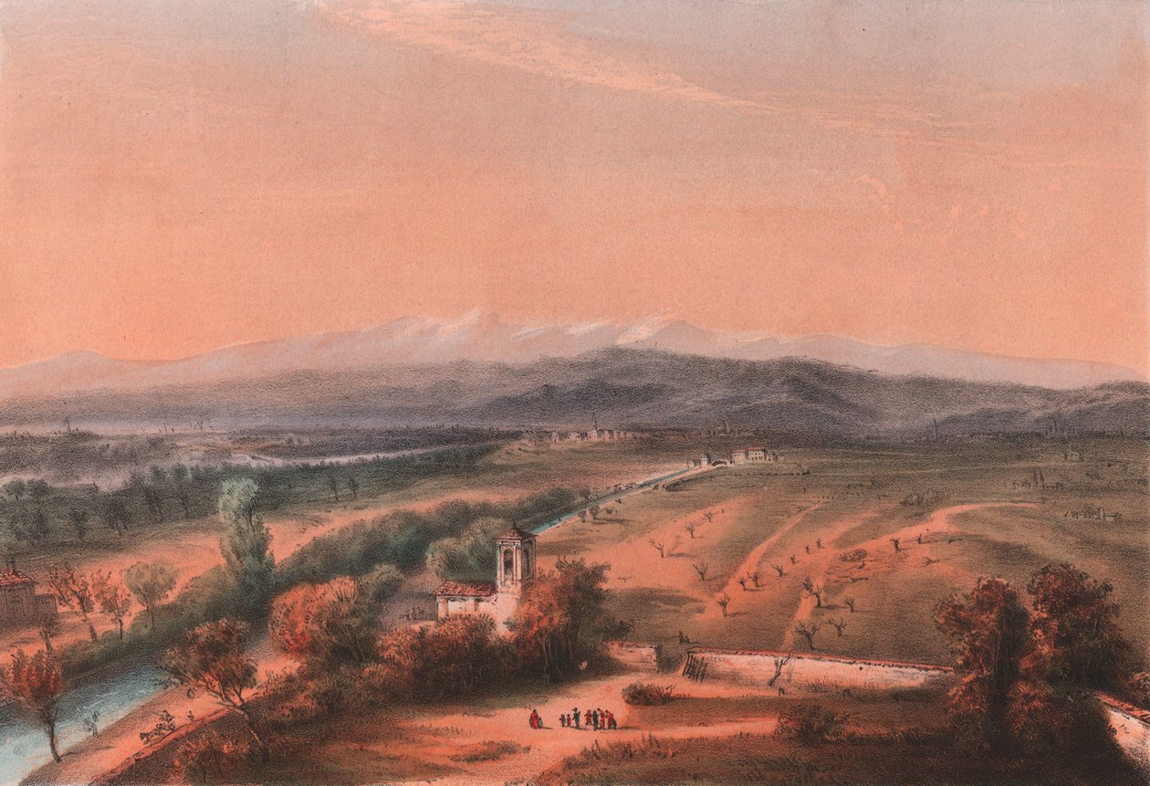 Vista general del campo de batalla de Magenta, Lombardía de William M. Timlin