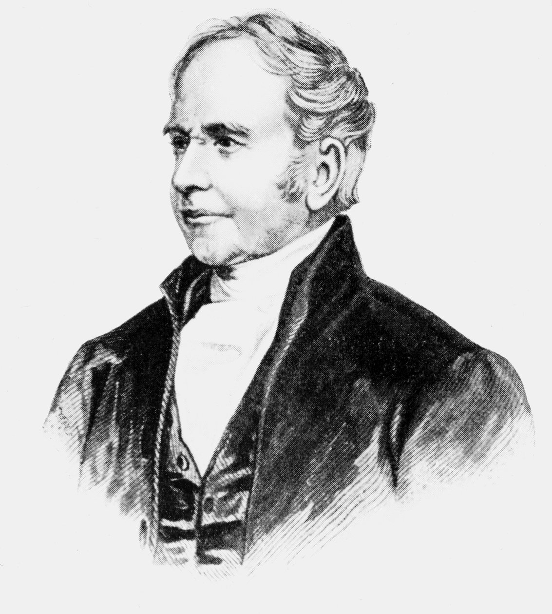 George Bradshaw, creador británico de guías ferroviarias, c 1850s de Unbekannt