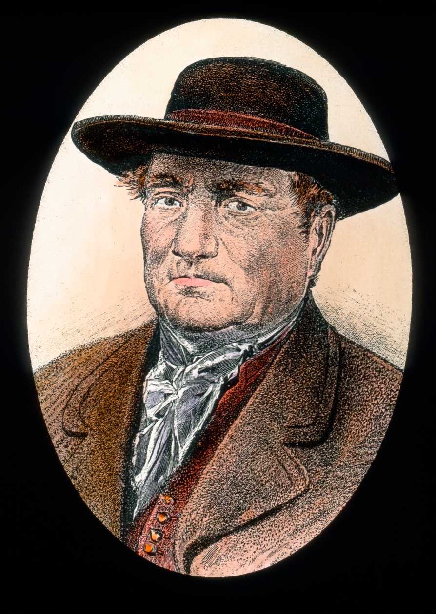 Agricultor colono alemán del Banato (Rumanía) de Unbekannter Künstler