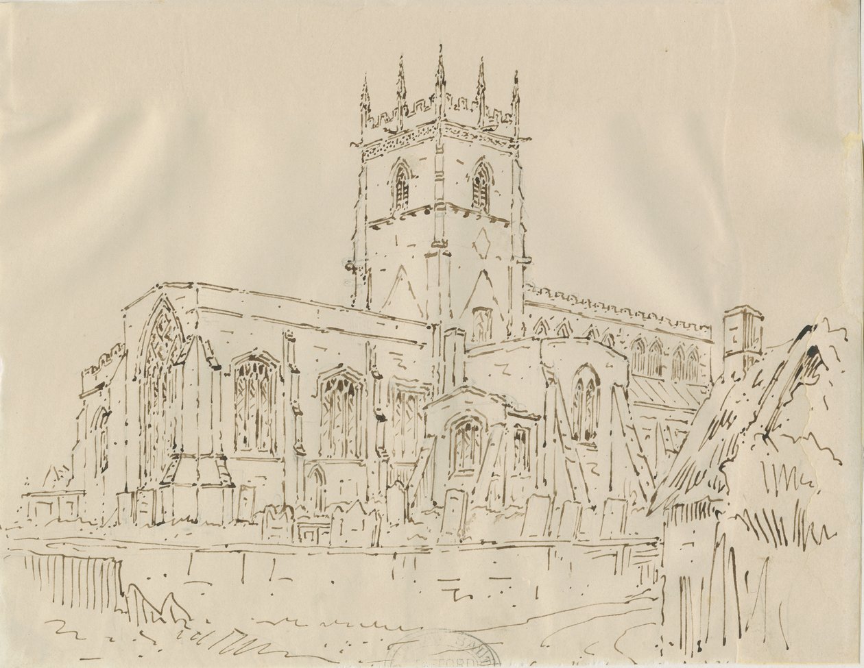 Iglesia de Gnosall, s.f. [1830s] de Unbekannt