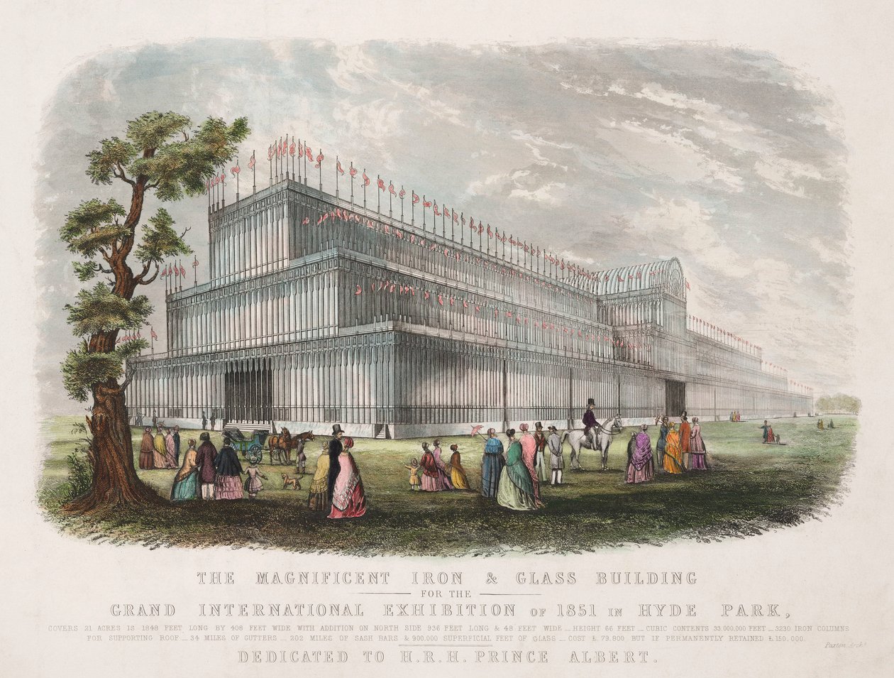 Gran Exposición 1851 El Palacio de Cristal, Londres de Unbekannt