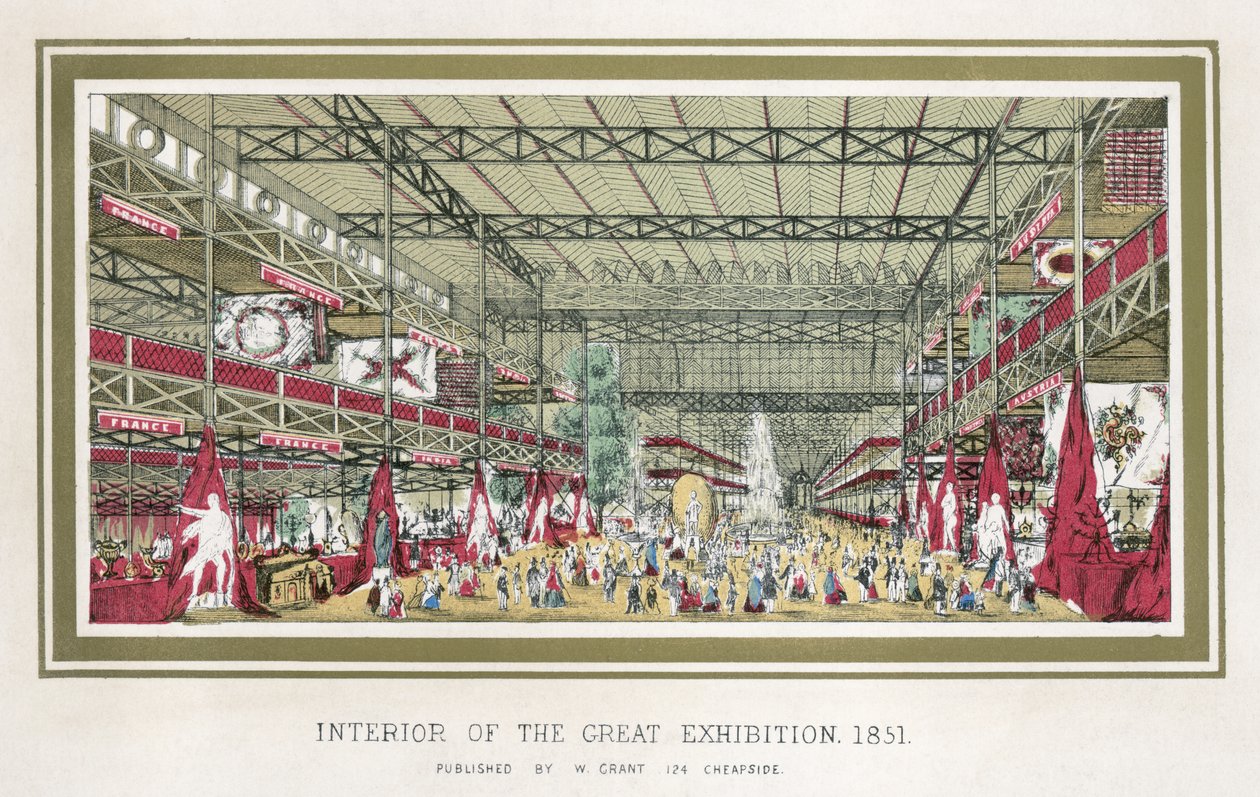 Gran Exposición en Hyde Park 1851 de Unbekannter Künstler