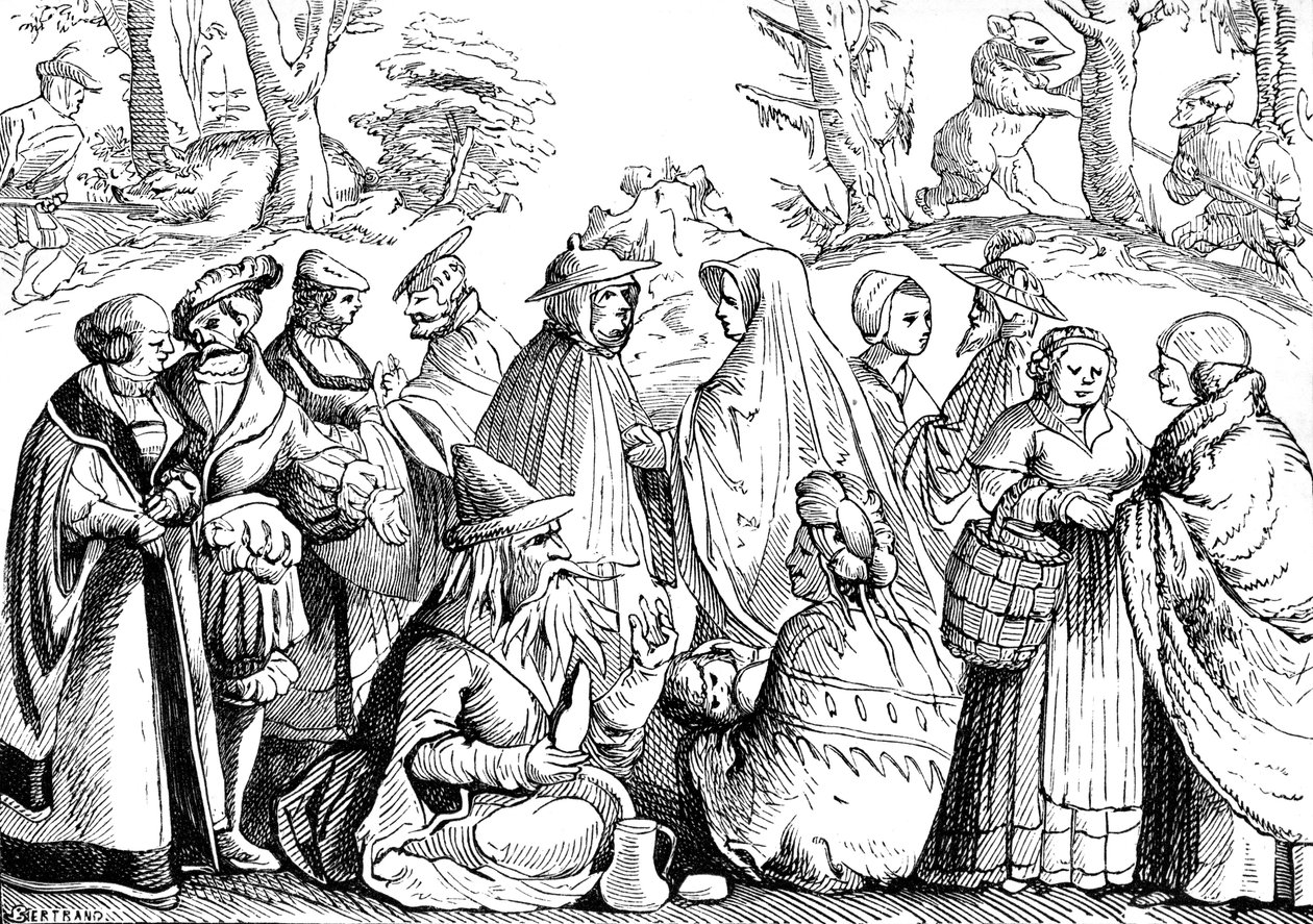 Gitanos - gitanos y gitanas adivinos de Unbekannter Künstler