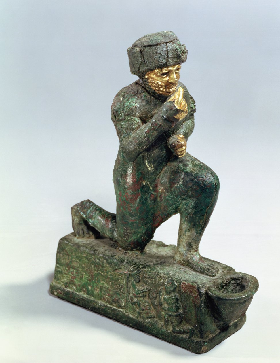 Hammurabi, rey de Babilonia, rezando ante un árbol sagrado, c.1750 a.C. de Unbekannt