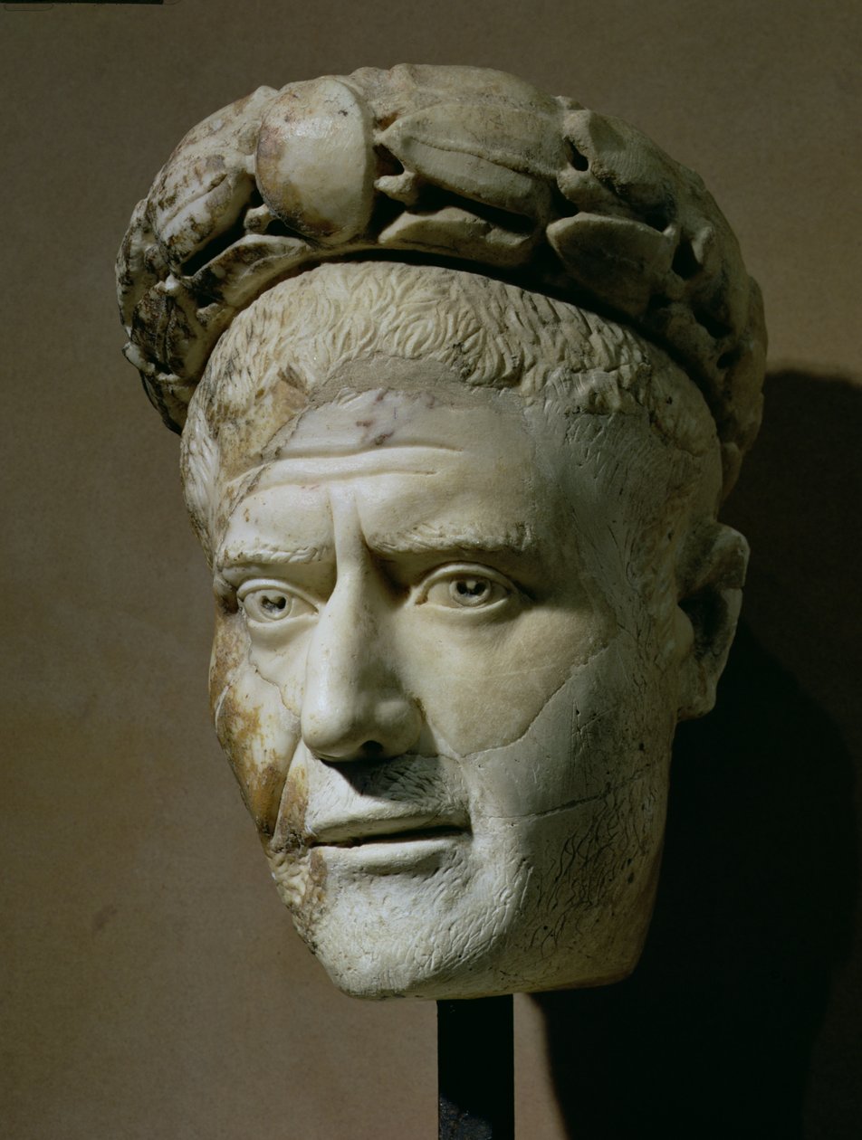 Cabeza de Filipo el Árabe, Emperador Romano (244-249) de Unbekannt