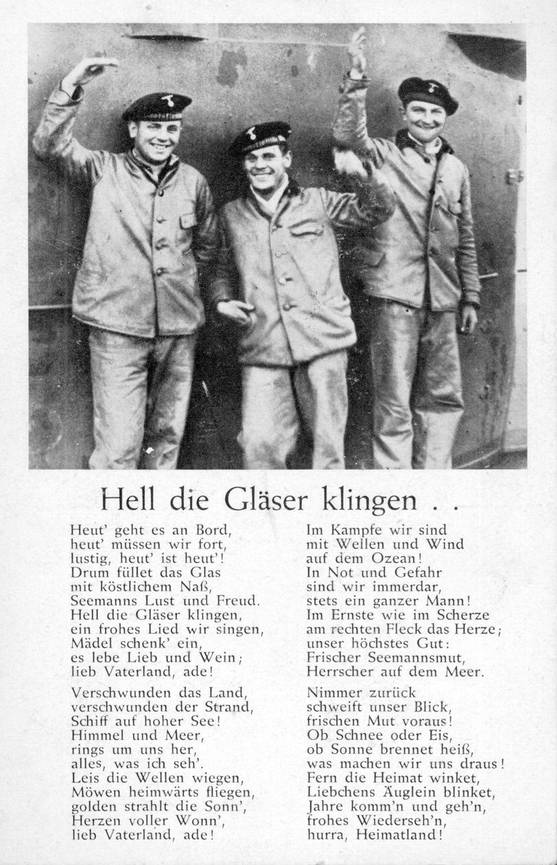 Hell die Glaeser klingen, postal de Unbekannt