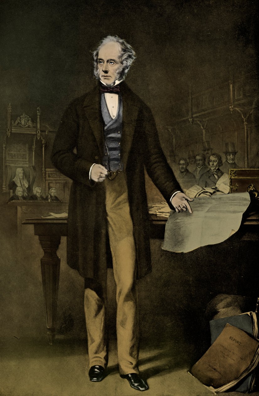 Henry John Temple, III Vizconde Palmerston de Unbekannter Künstler