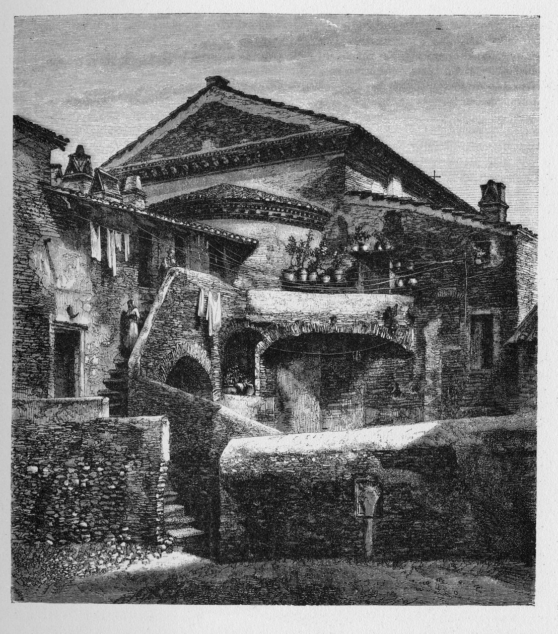 Historia de la Antigua Roma. Grabados de Roma de 1872 de Unbekannt
