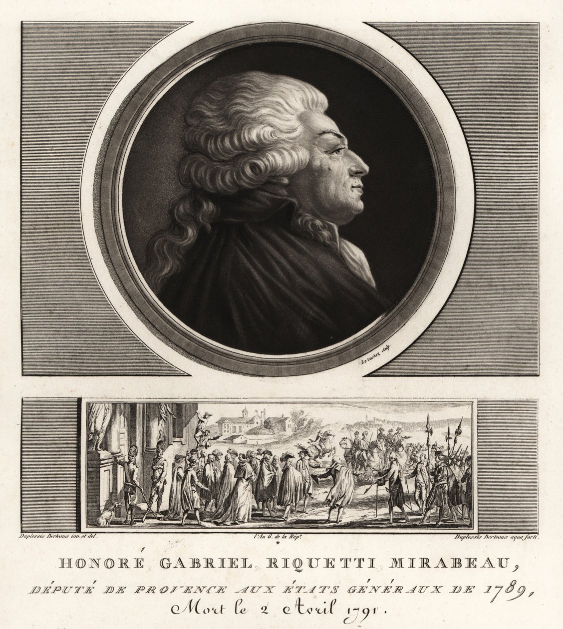 Honoré Gabriel Riquetti, conde de Mirabeau de Unbekannt