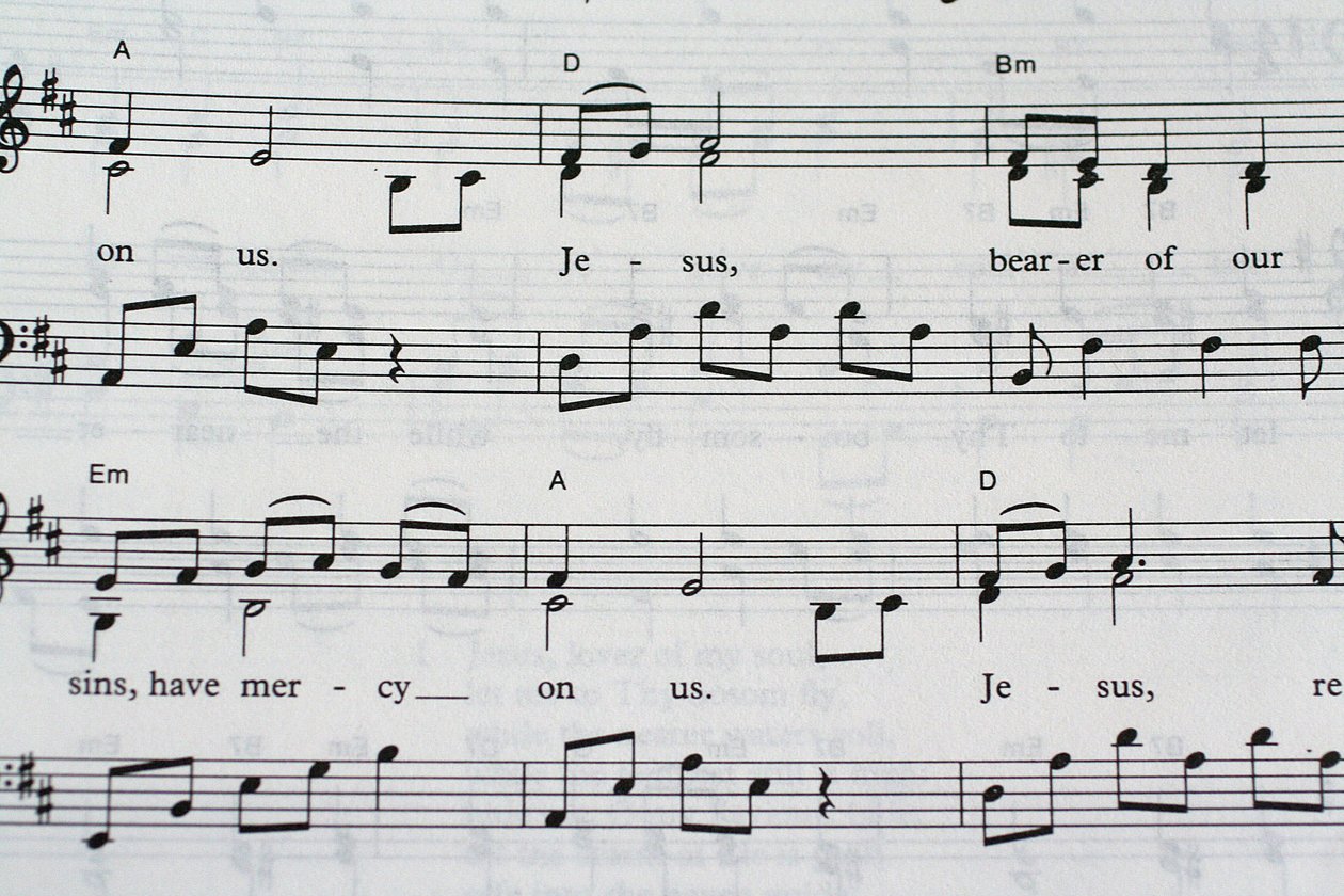 Partitura de himno, Londres, Gran Bretaña de Unbekannt