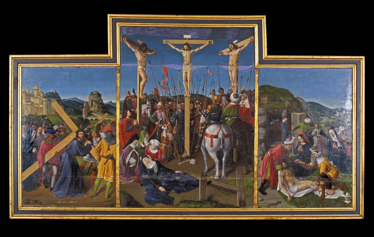 Indre & Loire N* 173 - Castillo de Loches - El retablo de la crucifixión - Escuela de Jean Fouquet - 1485 de Unbekannt