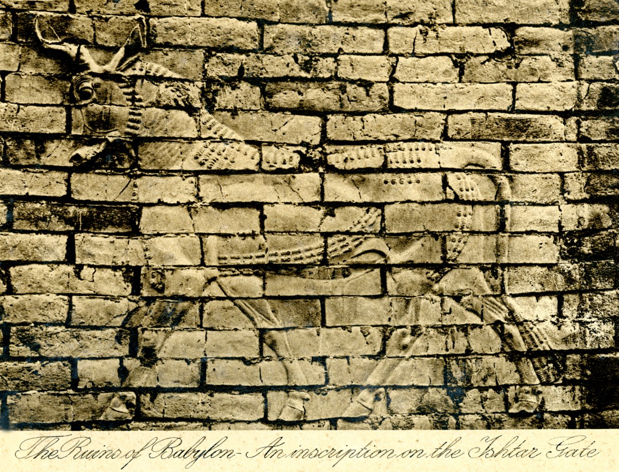 Iraq - Ruinas de Babilonia - Puerta de Ishtar de Unbekannter Künstler