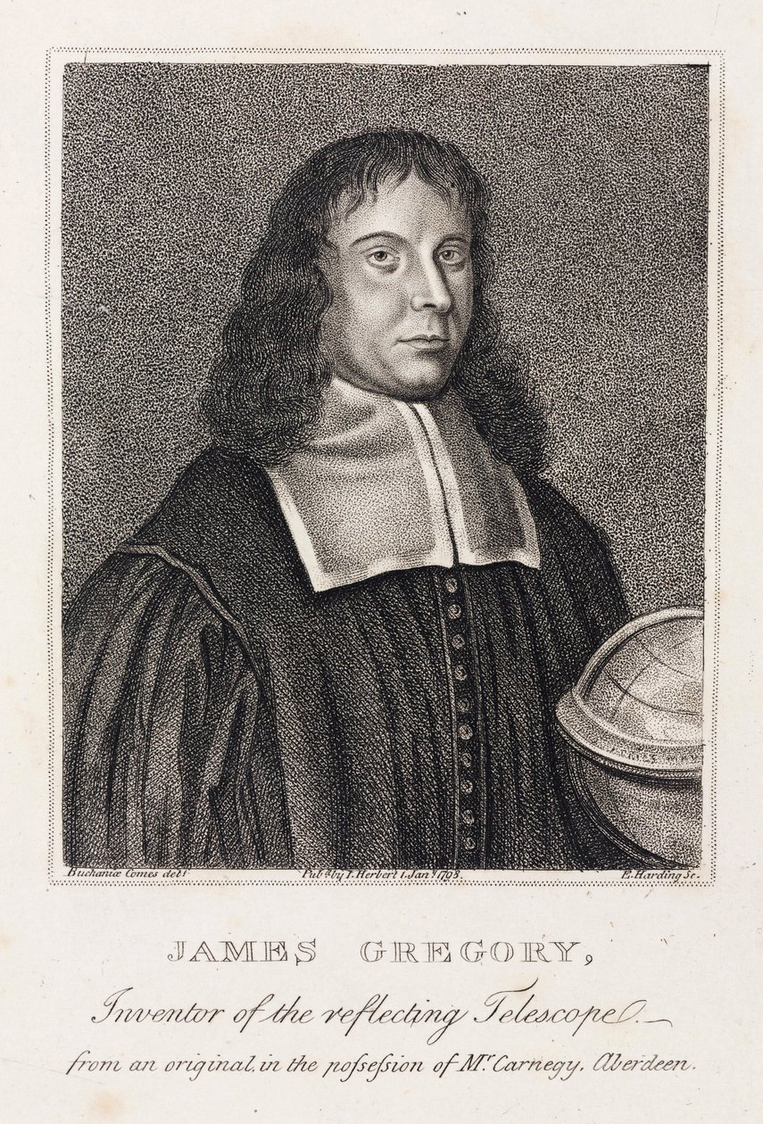 James Gregory, matemático escocés, c. 1670 de Unbekannt