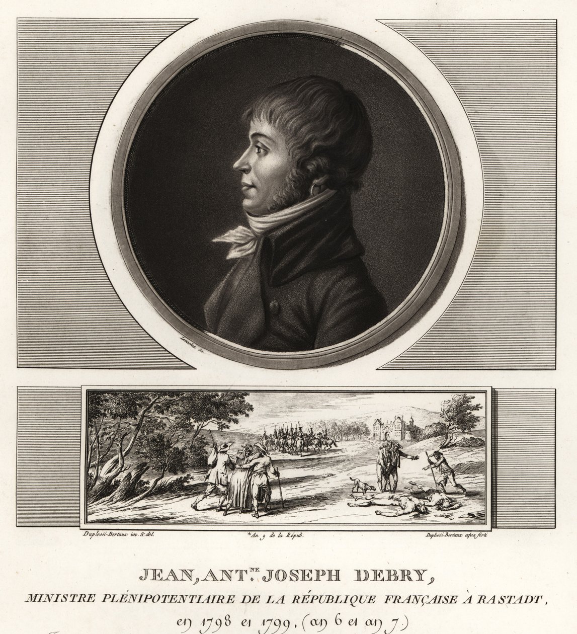 Jean Antoine Joseph Debry, Ministro Plenipotenciario de la República Francesa, orador de Unbekannt