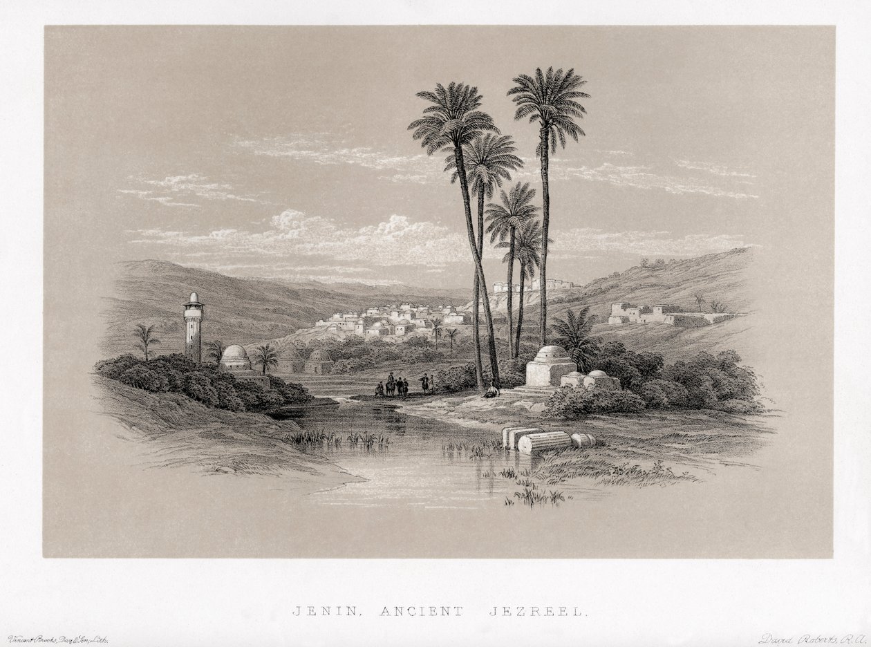 Jenin antiguo Jezreel de Unbekannter Künstler