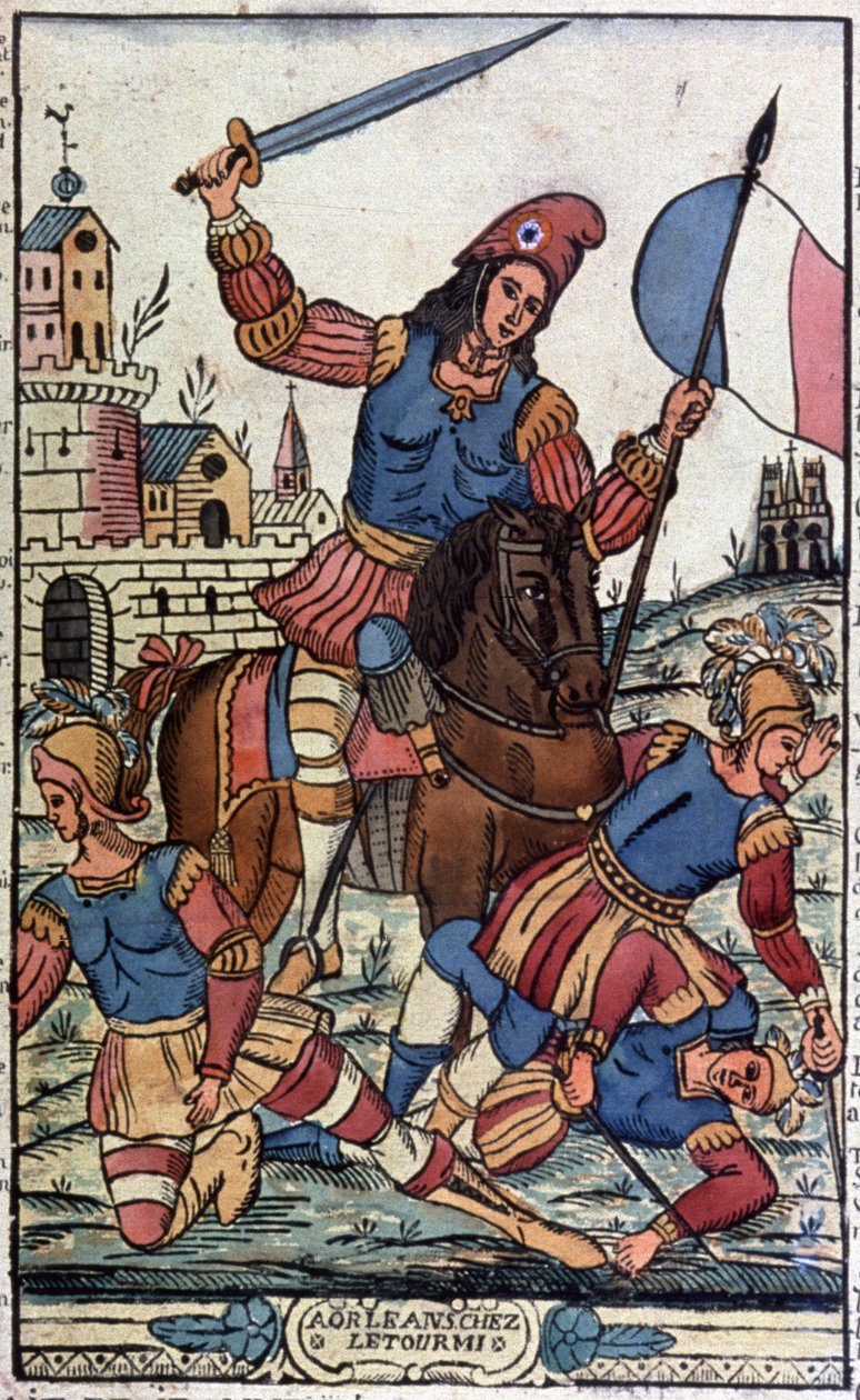 Juana de Arco, heroína revolucionaria de Unbekannter Künstler
