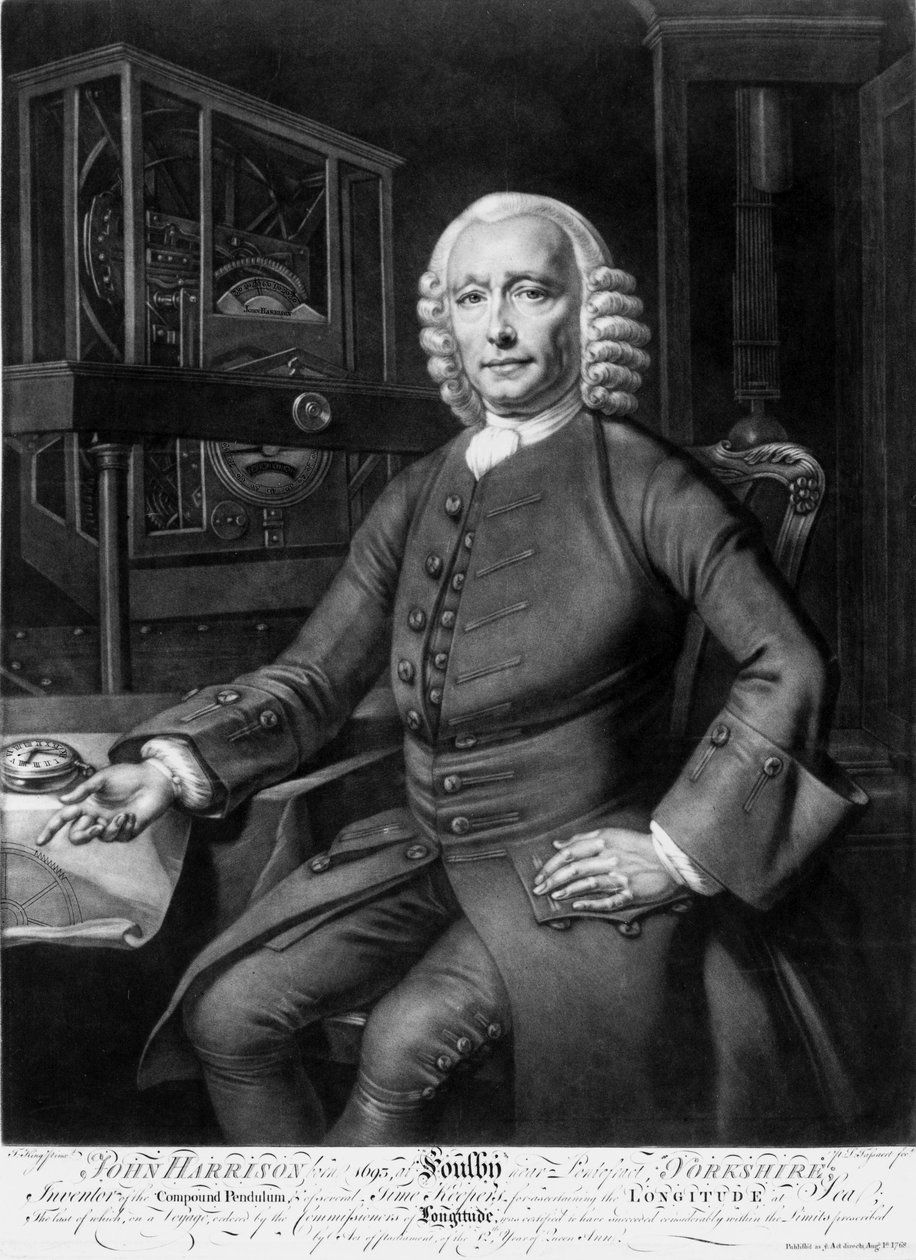 John Harrison, inventor y relojero inglés de Unbekannt