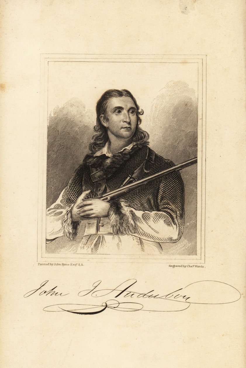 John James Audubon, ornitólogo, naturalista y pintor estadounidense de Unbekannt