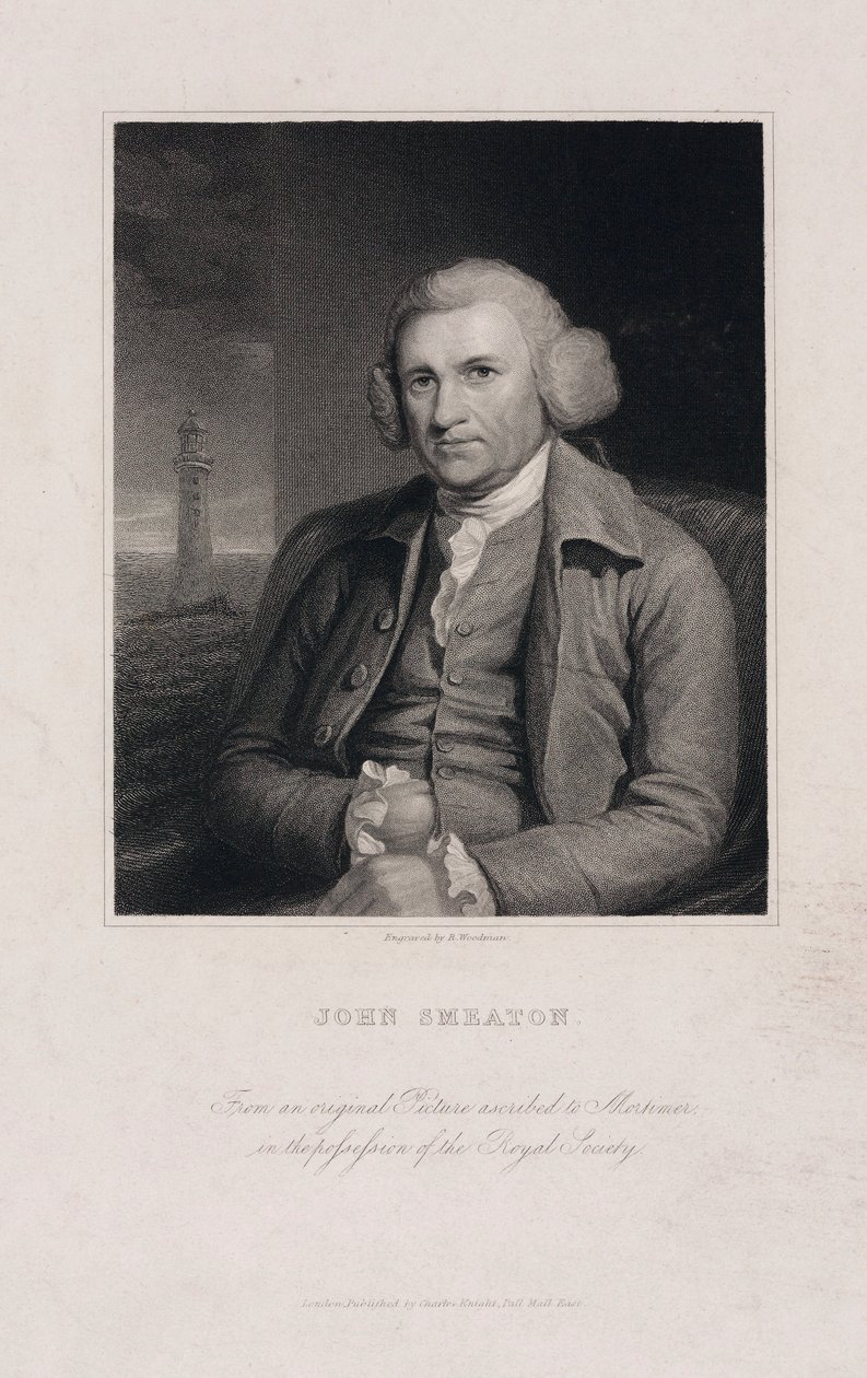 John Smeaton, ingeniero mecánico y civil inglés, c 1770s de Unbekannt