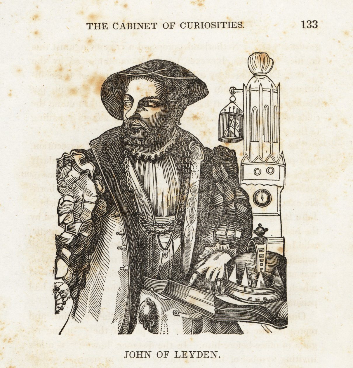 Juan de Leiden, líder anabaptista holandés de Unbekannter Künstler