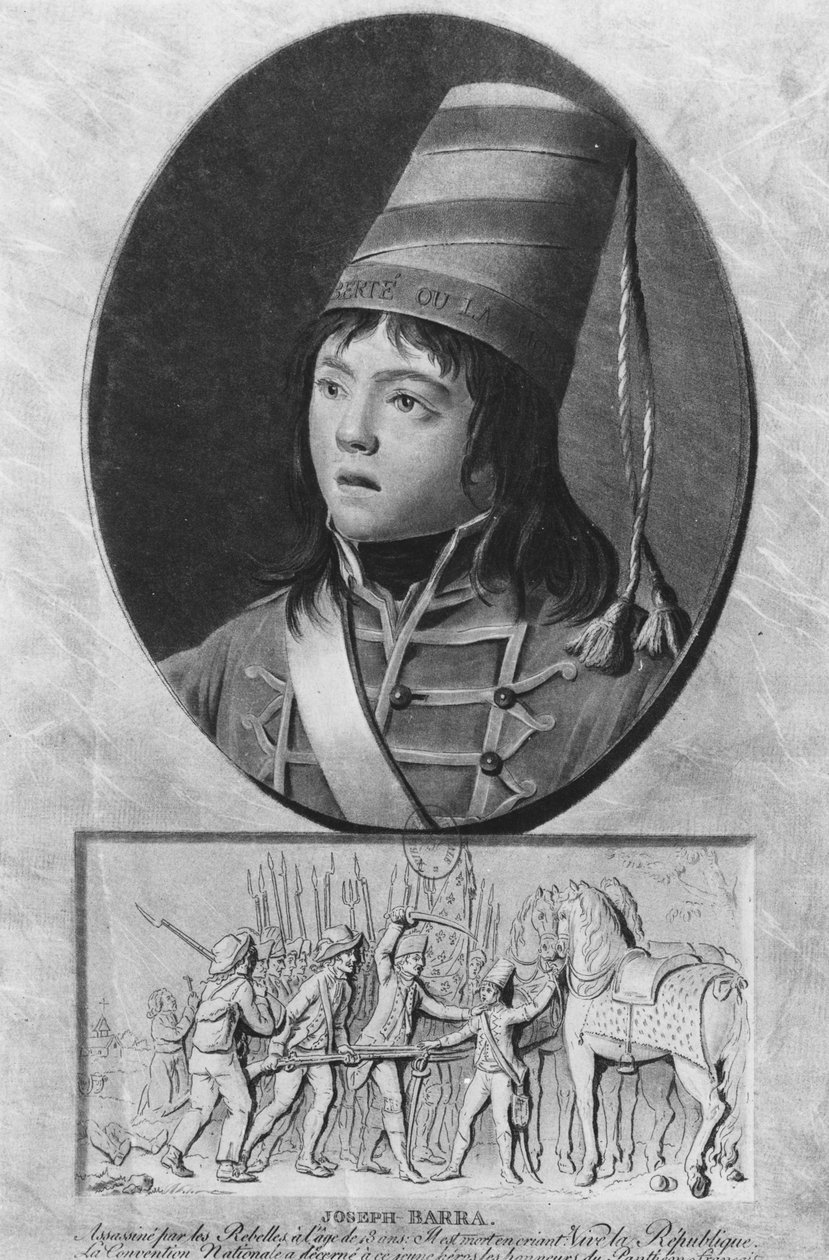 Joseph Bara o Barra (1779 - 1793), soldado francés. de Unbekannt