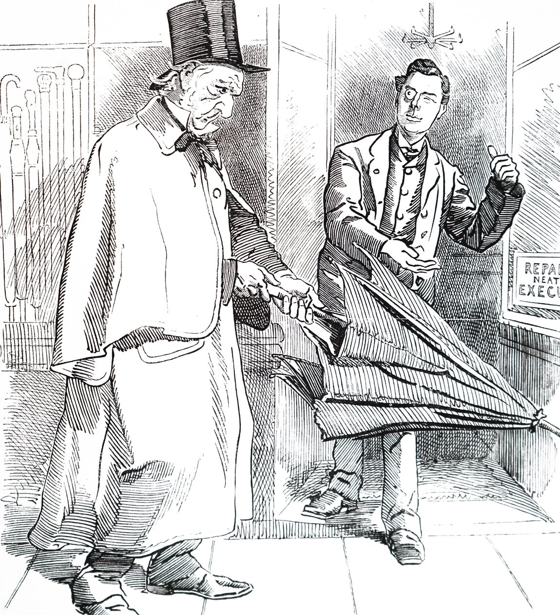 Joseph Chamberlain y William Ewart Gladstone de Unbekannt