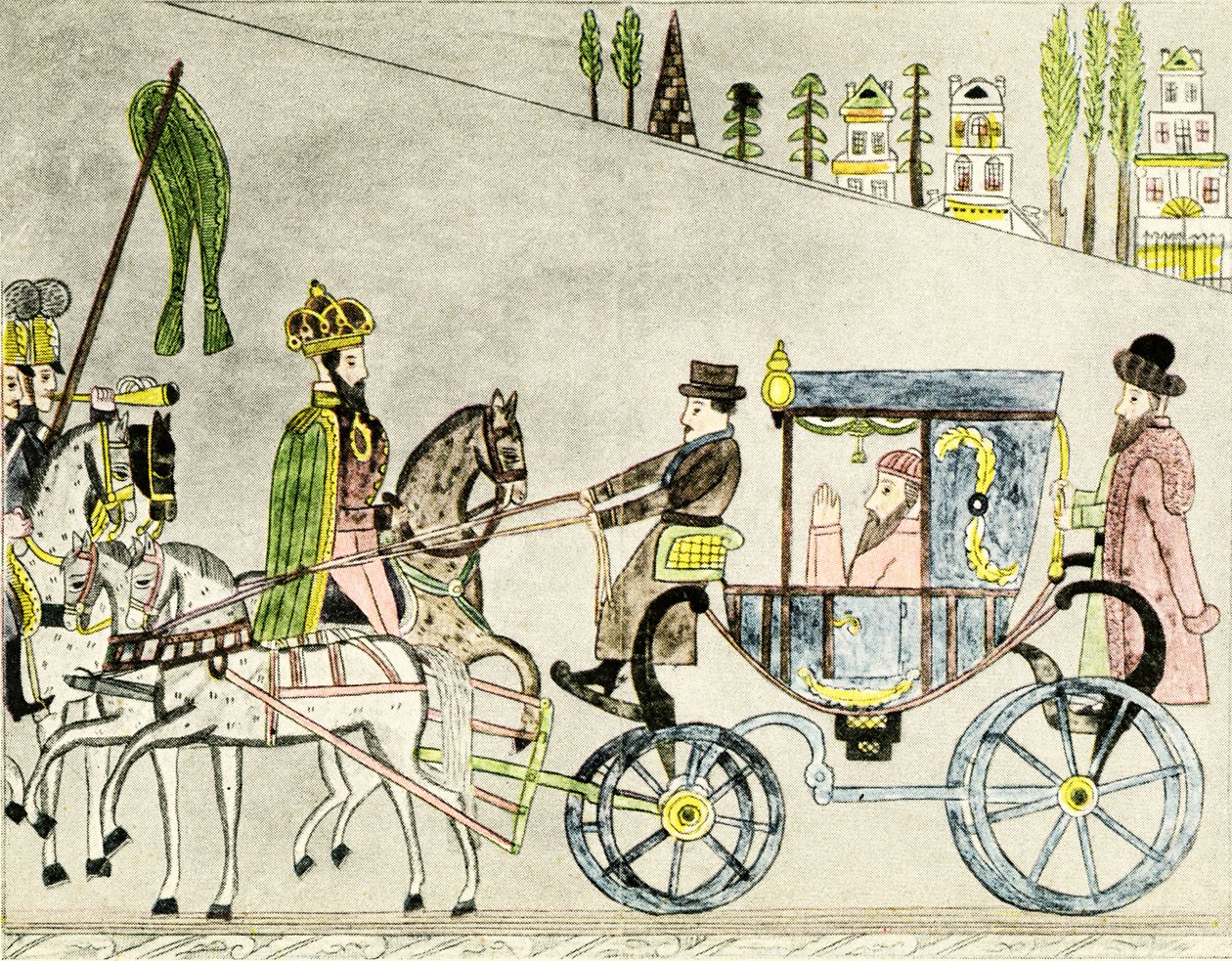 José hace llevar a su padre Jacob a Egipto - Biblia de Unbekannter Künstler
