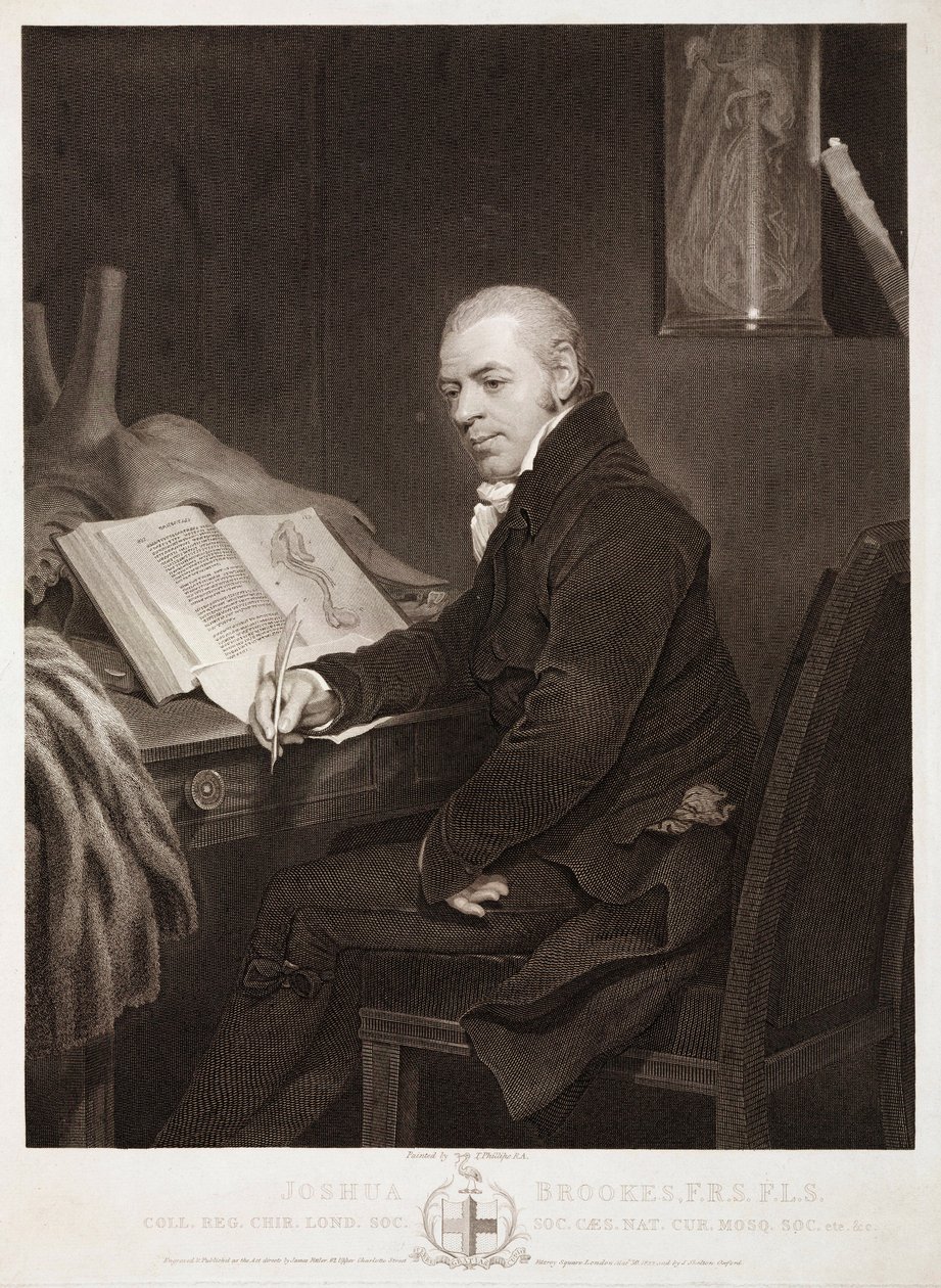 Joshua Brookes, anatomista británico de Unbekannt