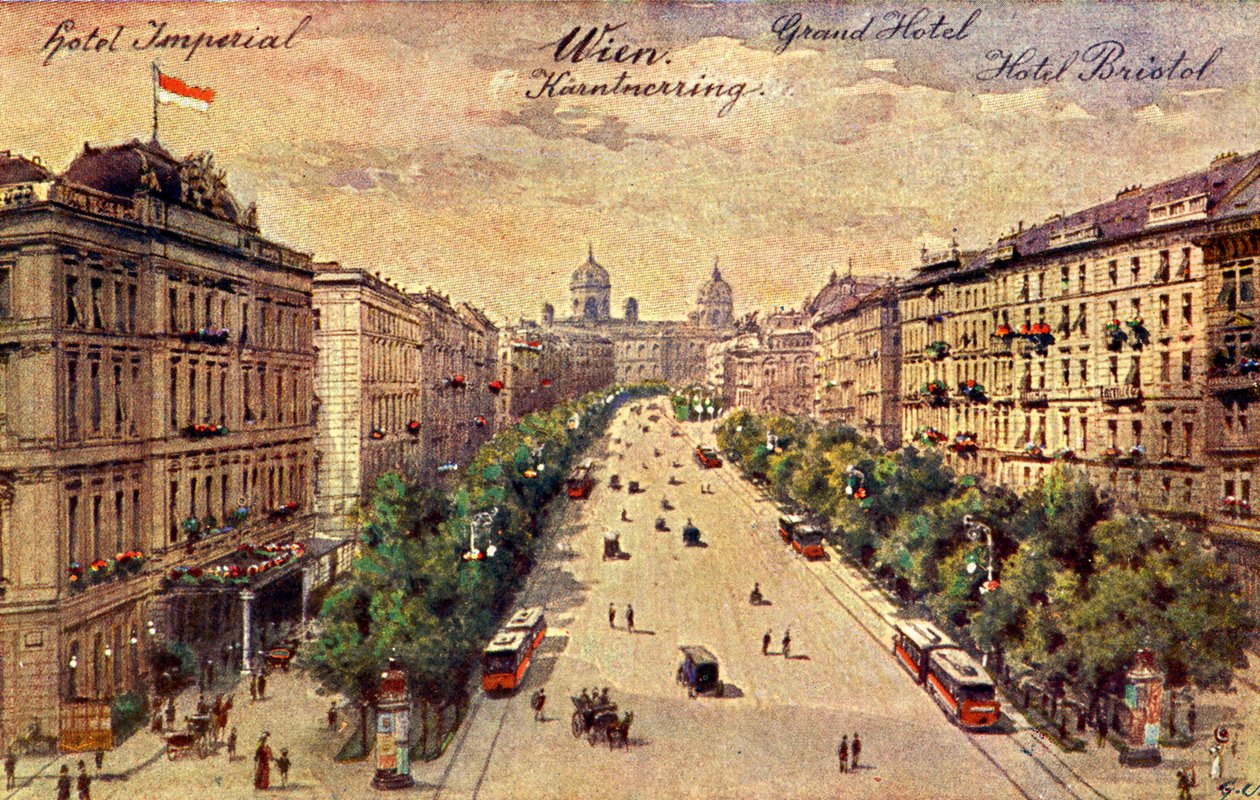 Kärntner Ring, Viena, Austria de Unbekannter Künstler