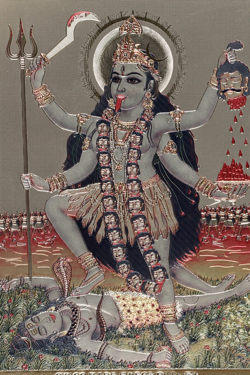 Kali : Diosa hindú del tiempo, la creación, la destrucción, la violencia y el poder. de Unbekannter Künstler