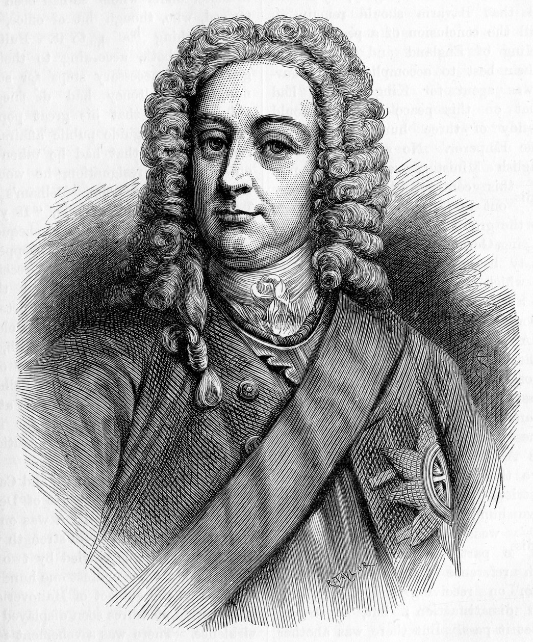 Rey Jorge II - retrato de Unbekannter Künstler
