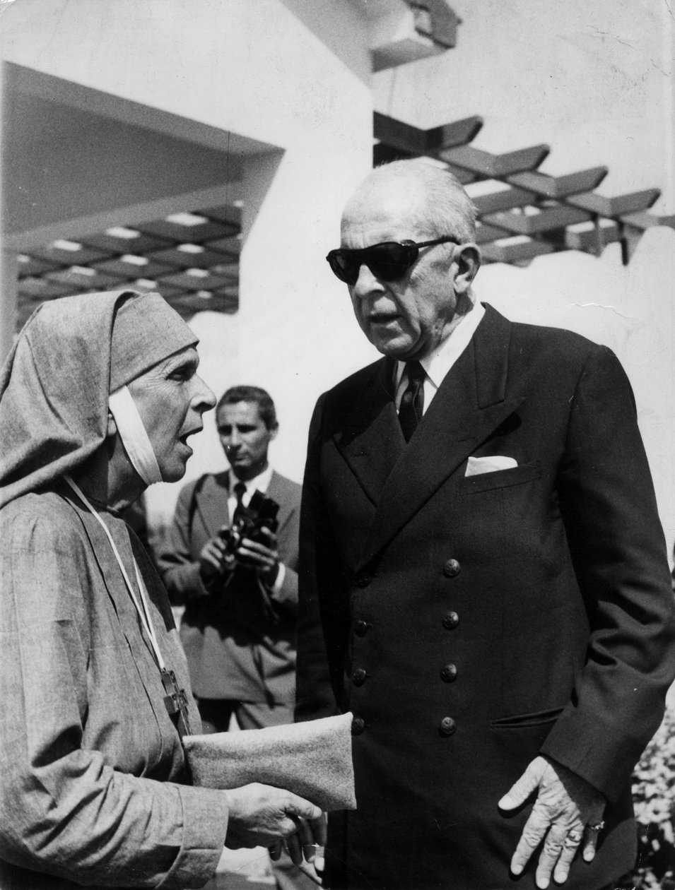 Rey Pablo I de Grecia y Princesa Andrew de Grecia (suegra de Isabel II) 18 de septiembre de Unbekannt