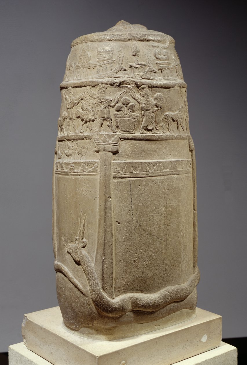 Kudurru, carta de concesión de tierras de los casitas, inacabada, c.1200 a.C. de Unbekannt