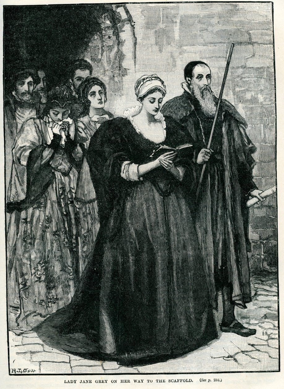 Lady Jane Grey camino de su ejecución de Unbekannter Künstler