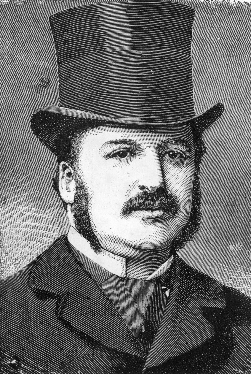 Leopoldo de Rothschild (lito) de Leopold Blonder