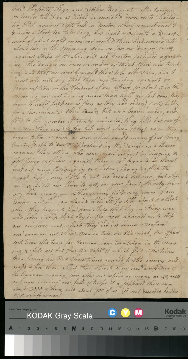 Carta de Peter Brown a Sarah Brown, 25 de junio de 1775 (papel) de Unbekannter Künstler