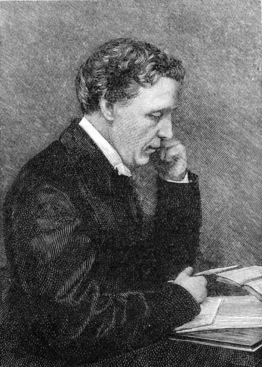 Lewis Carroll, retrato de Unbekannter Künstler