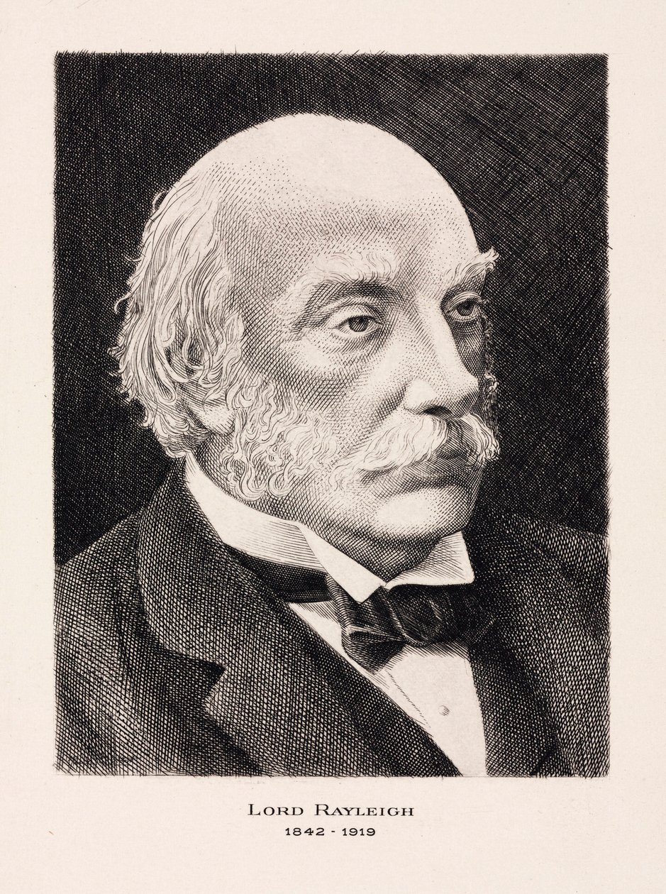 Lord Rayleigh, matemático y físico inglés de Unbekannt