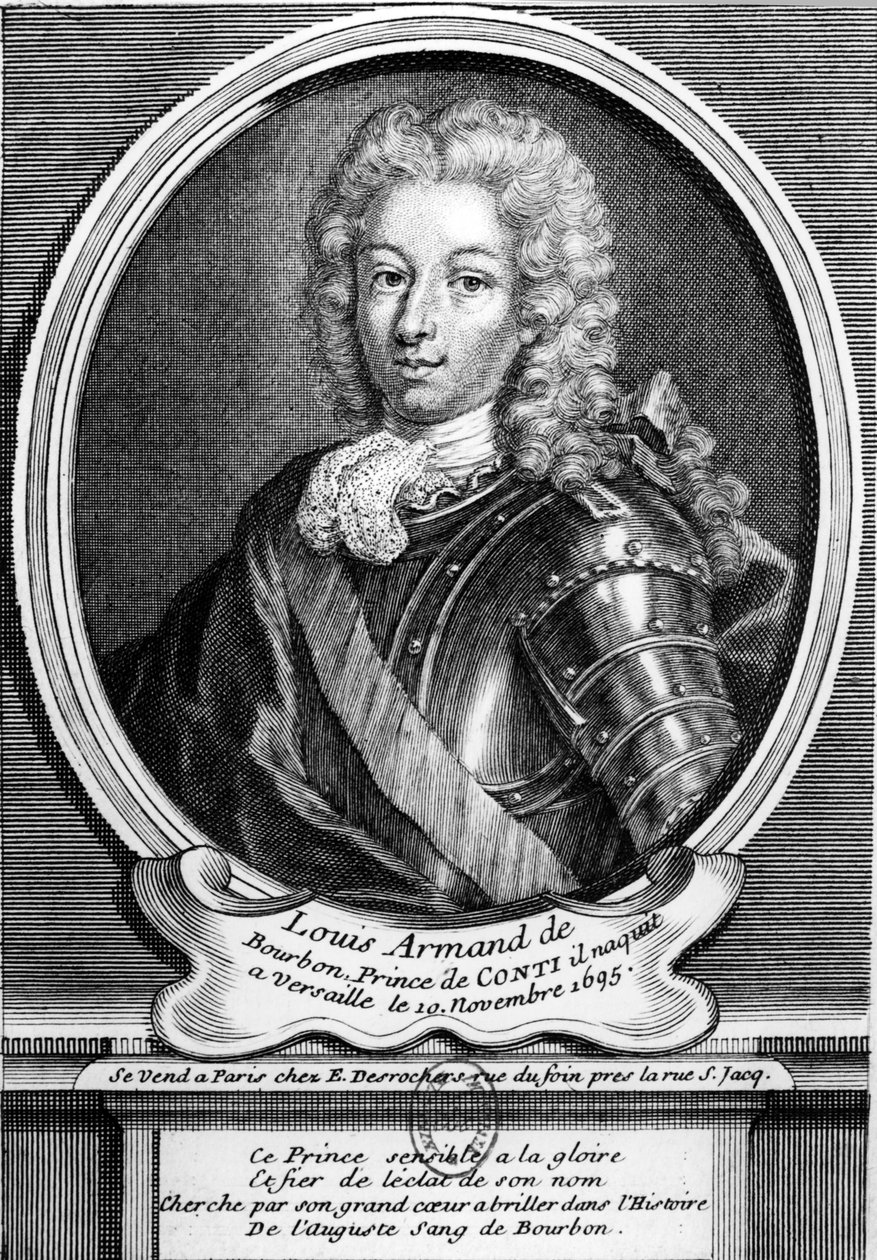 Louis Armand II, Príncipe de Conti - Louis-Armand de Bourbon-Conti (1695-1727) - Louis Armand de Bourbon, Príncipe de Conti (n. 1695 en Versalles) de William M. Timlin