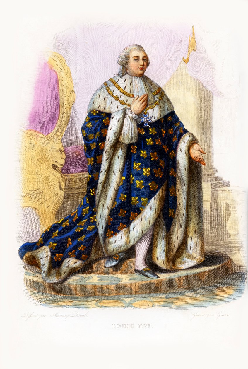 Luis XVI rey de Francia (grabado) de Bartolome Esteban and studio Murillo