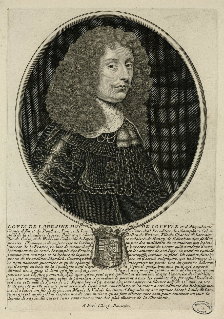 Luis de Lorena, duque de Joyeuse de Unbekannter Künstler
