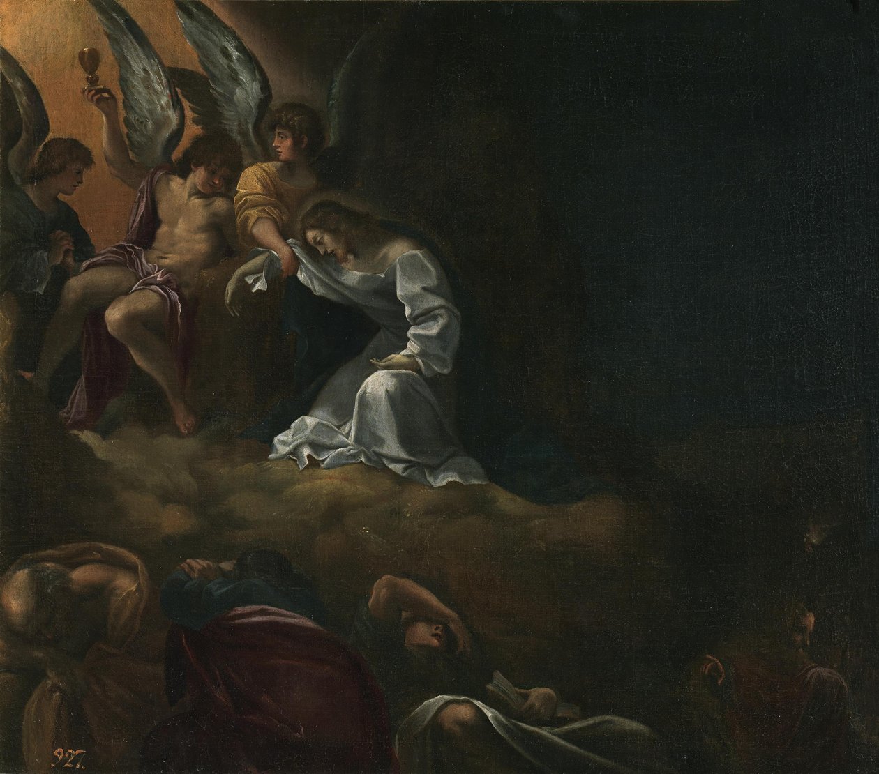 Ludovico Carracci - Oración en el jardín de Unbekannter Künstler