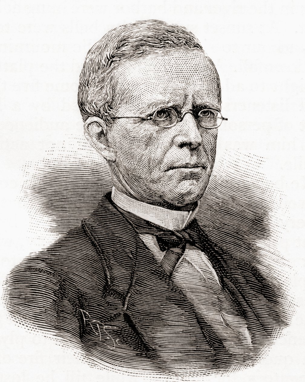 Lyman Trumbull, de The Century Magazine, publicado en 1887 (grabado) de Unbekannter Künstler