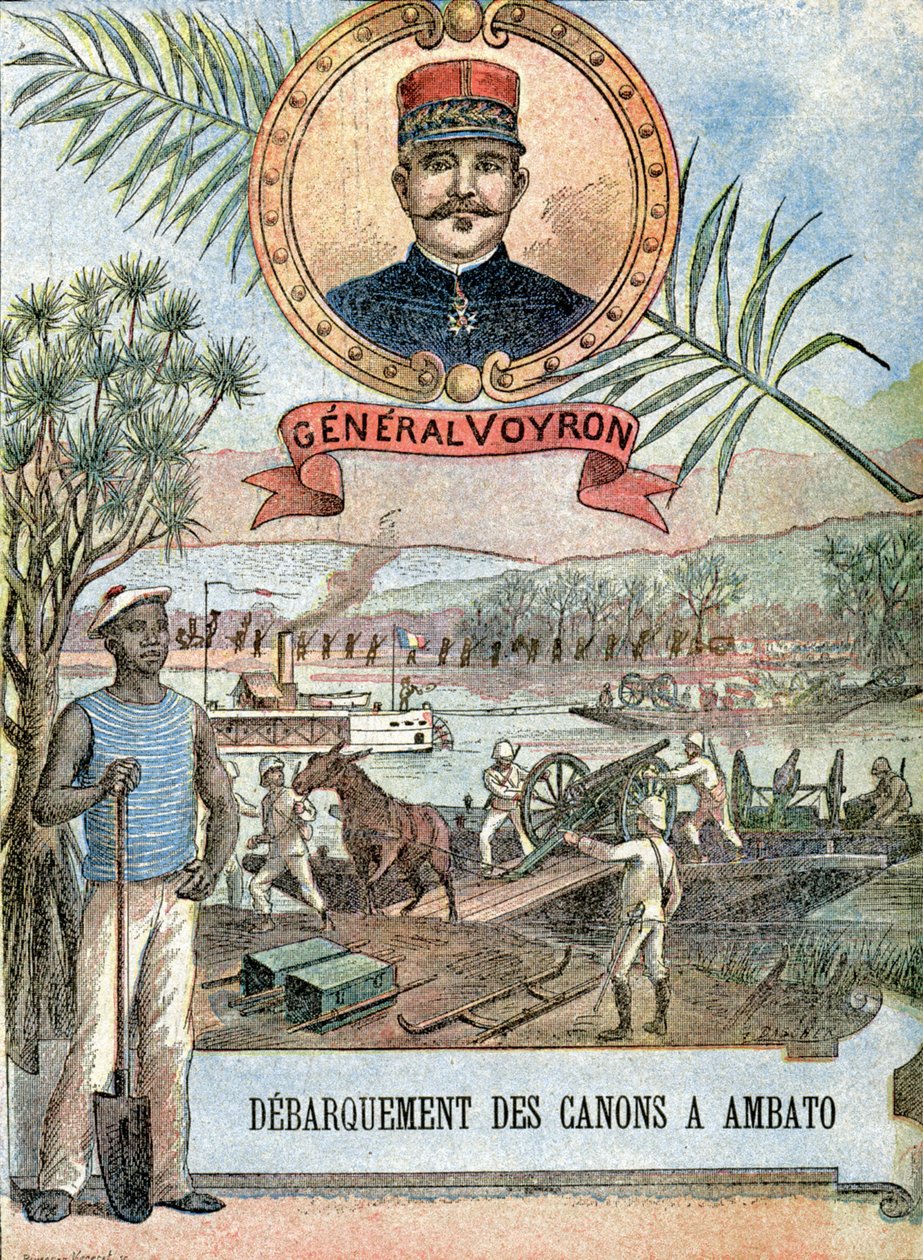 Guerra de Madagascar, General Voyron de Unbekannter Künstler
