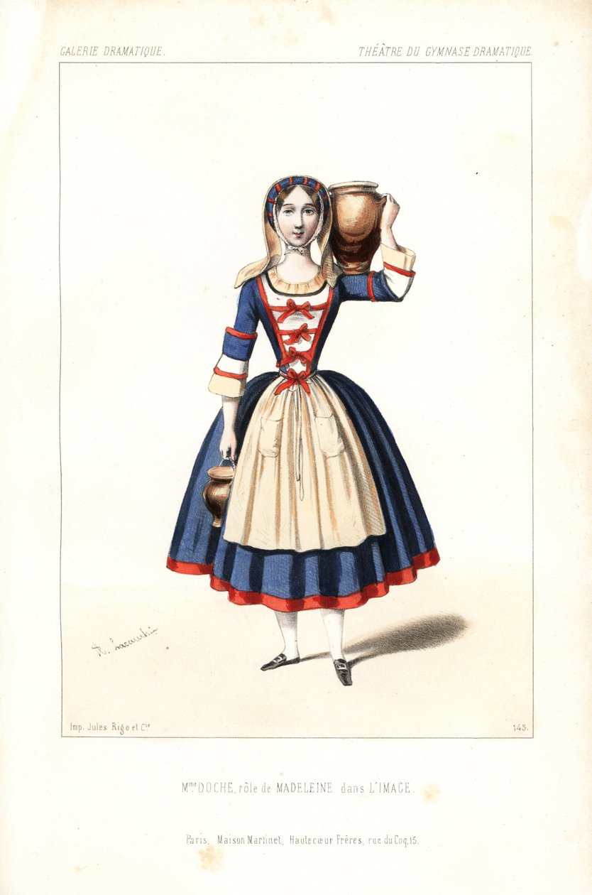 Madame Charlotte Doche, Eugenie Fleury o Marie Charlotte Eugenie Plunkett en el papel de Madeleine en L