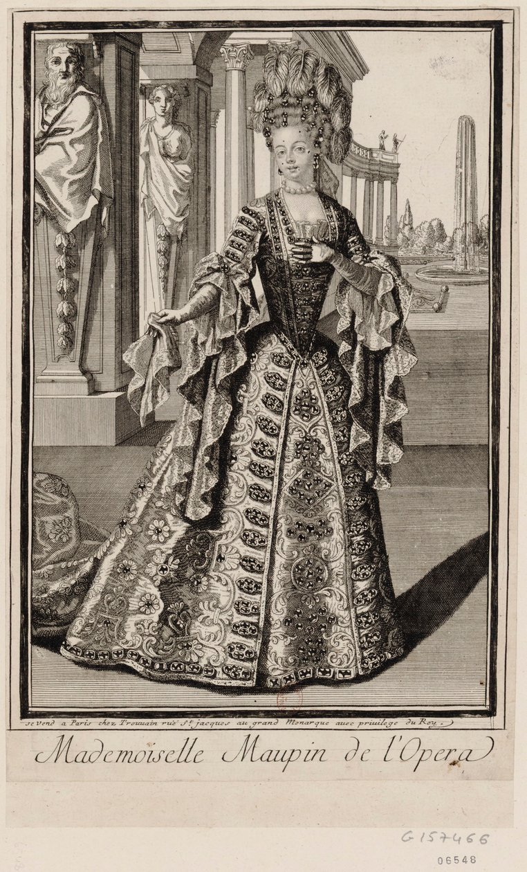 Mademoiselle Maupin en la Ópera de Unbekannter Künstler