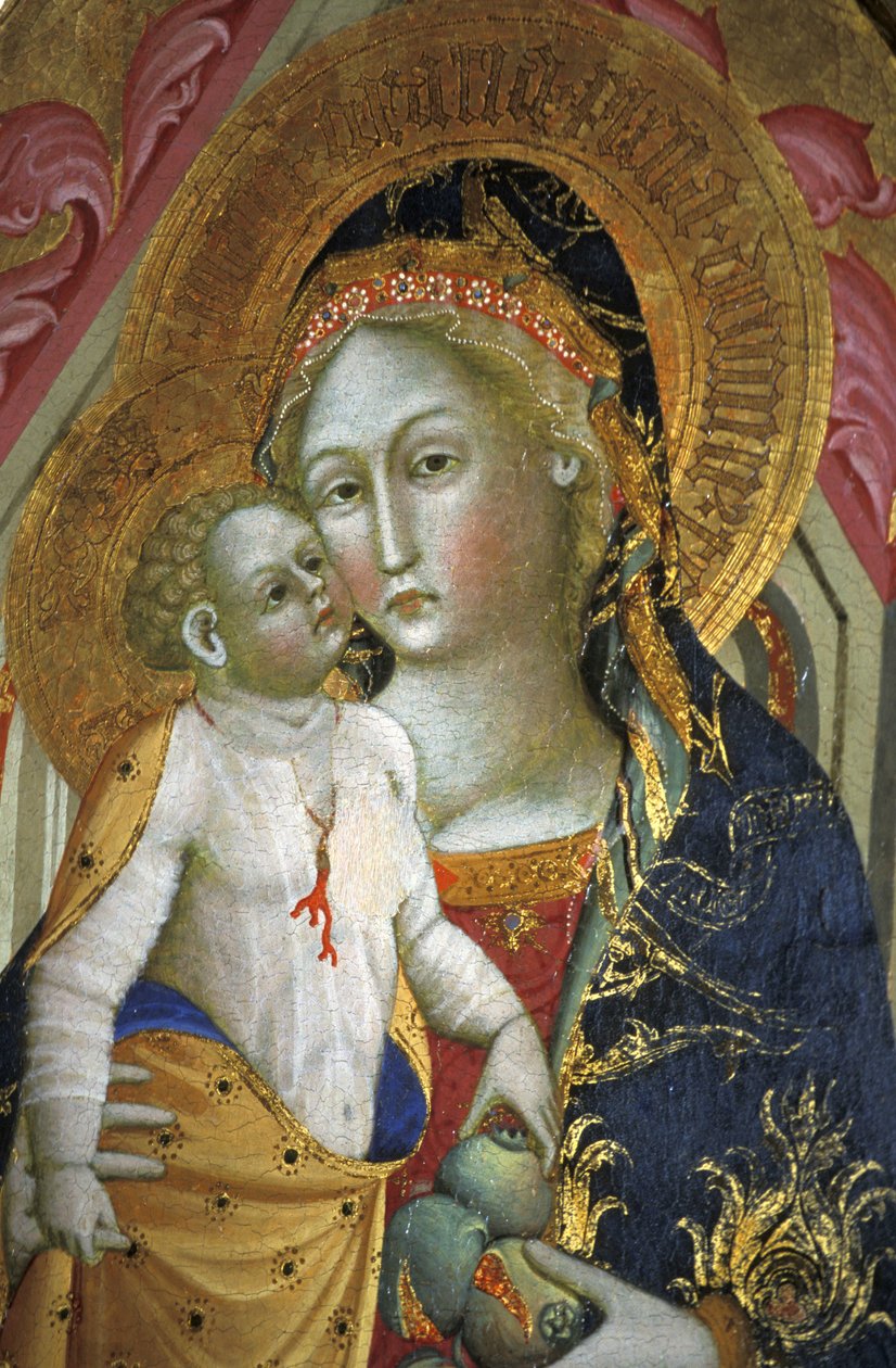 Madonna y niño, siglo XIV, museo Piersanti, Matelica, Marche, Italia de Unbekannt