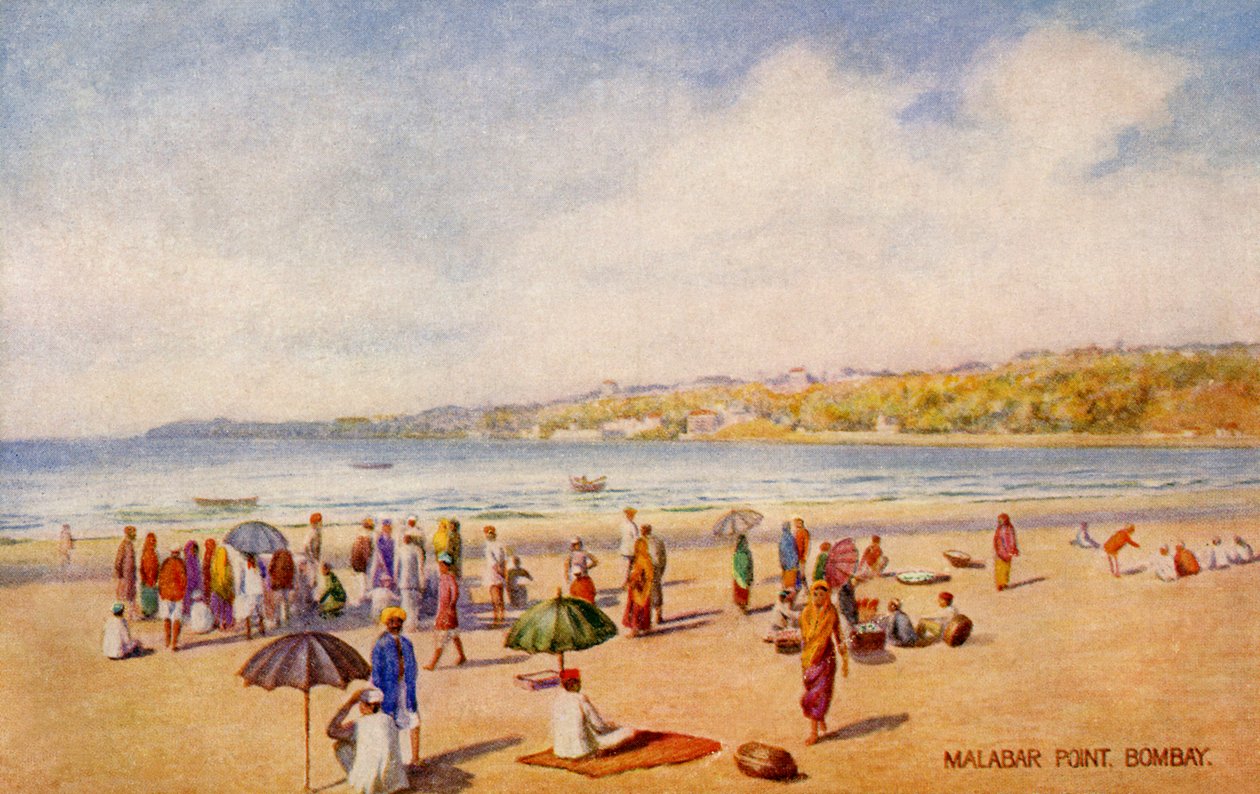 Malabar point, Bombay, India de Unbekannter Künstler
