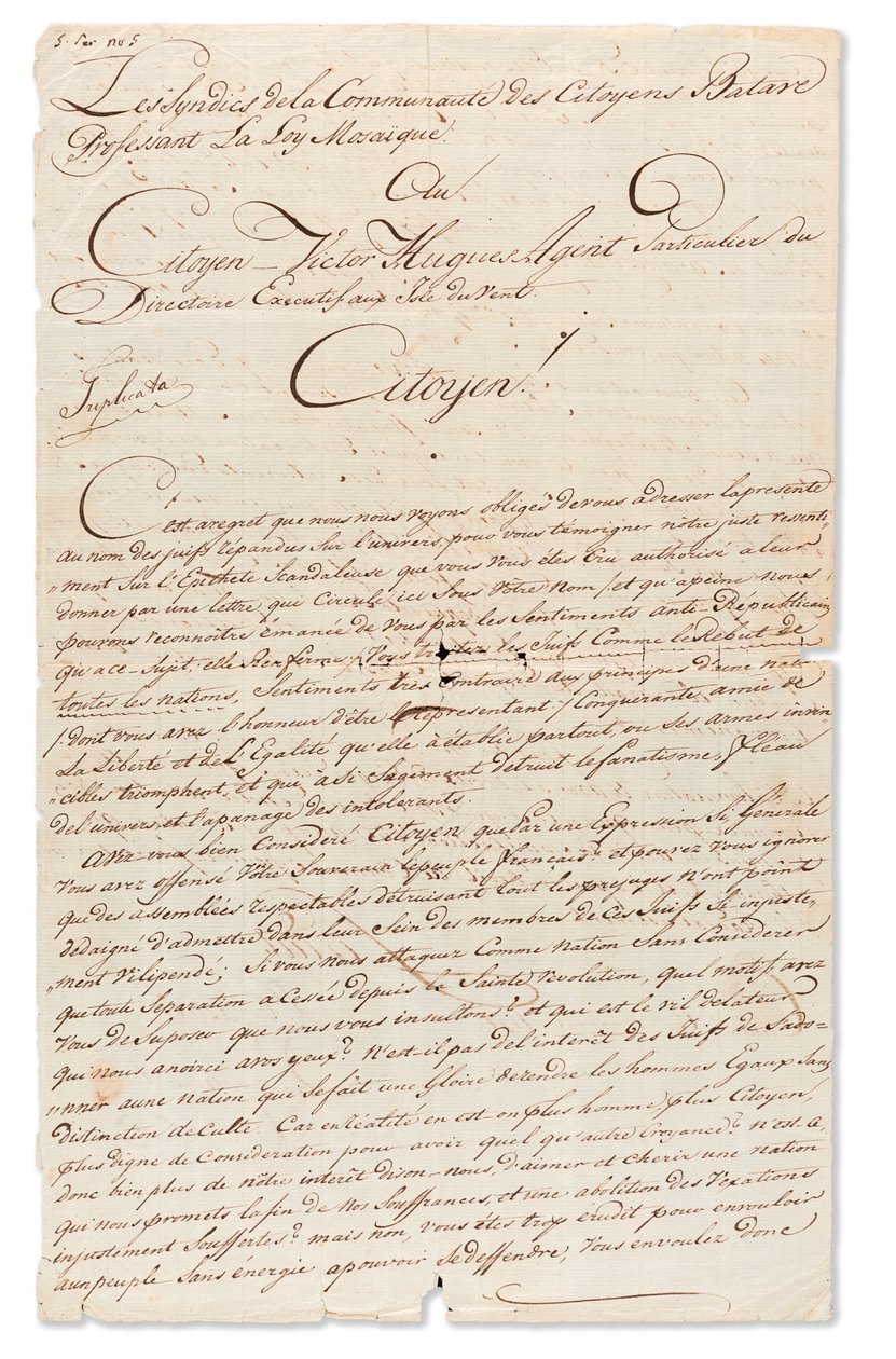 Carta manuscrita firmada 