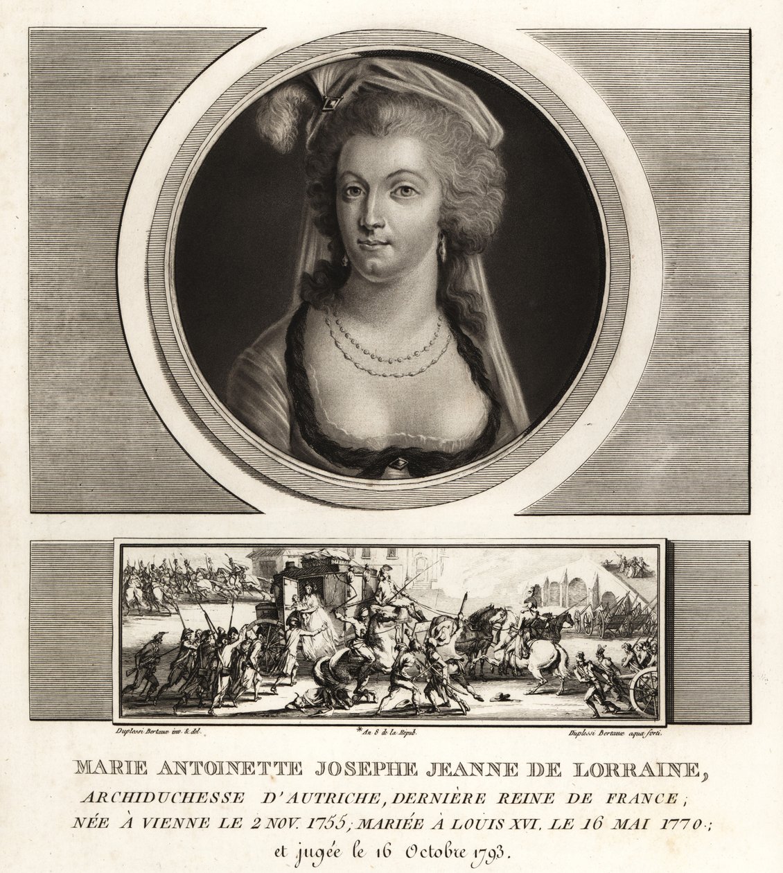 María Antonieta, última reina de Francia de Unbekannt